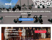 Tablet Screenshot of ngo.ba